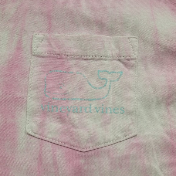 Vineyard Vines Shirt Men Medium Colorful Tie Dye Pullover Long Sleeve Whale Logo - Picture 8 of 16